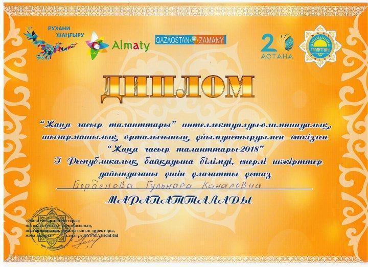 Жетістіктер